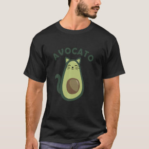 Camiseta Aguacate - Gato Gatito Avocado Vegano Nariz Pelaje