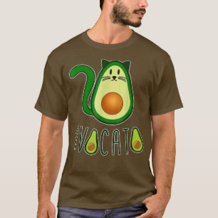 Camiseta Aguacate Gatos Aguacate Fruto Cat Lover Animal Y P