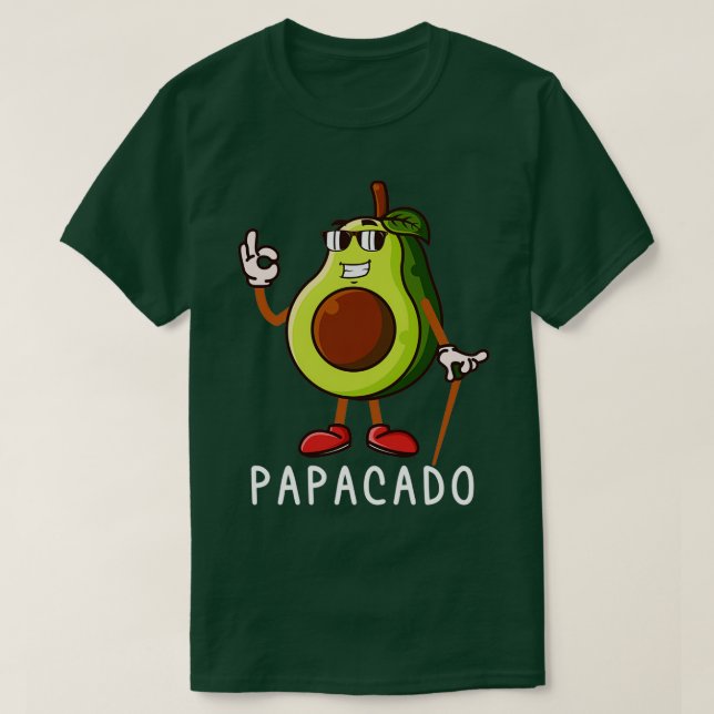 Camiseta Aguacate Graciado Papacado Papá Amor Regalo para l (Diseño del anverso)
