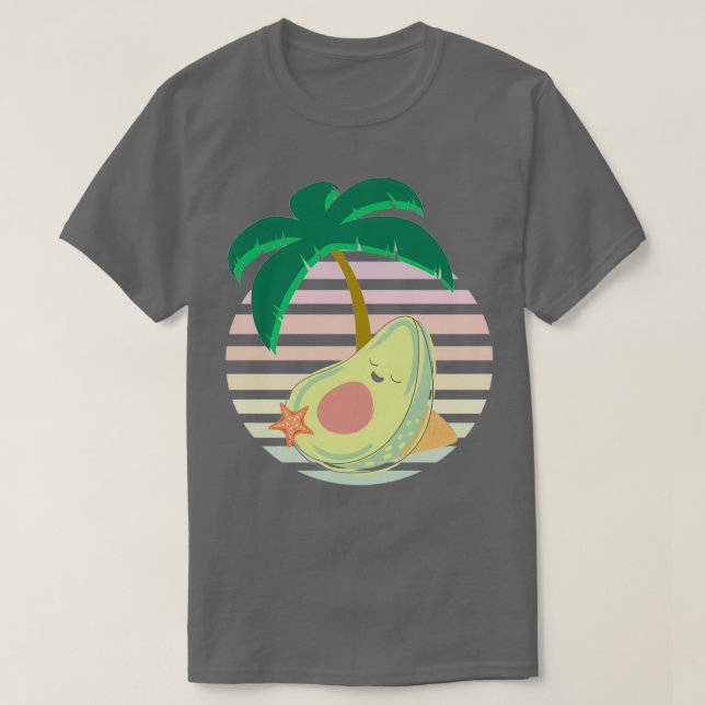 Camiseta aguacate gracioso me encanta el aguacate lindo agu (Diseño del anverso)