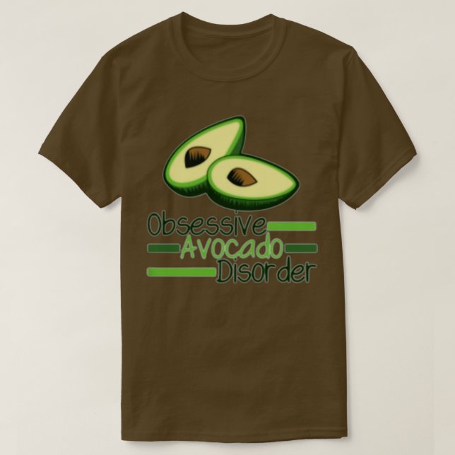 Camiseta Aguacate gracioso t (Diseño del anverso)