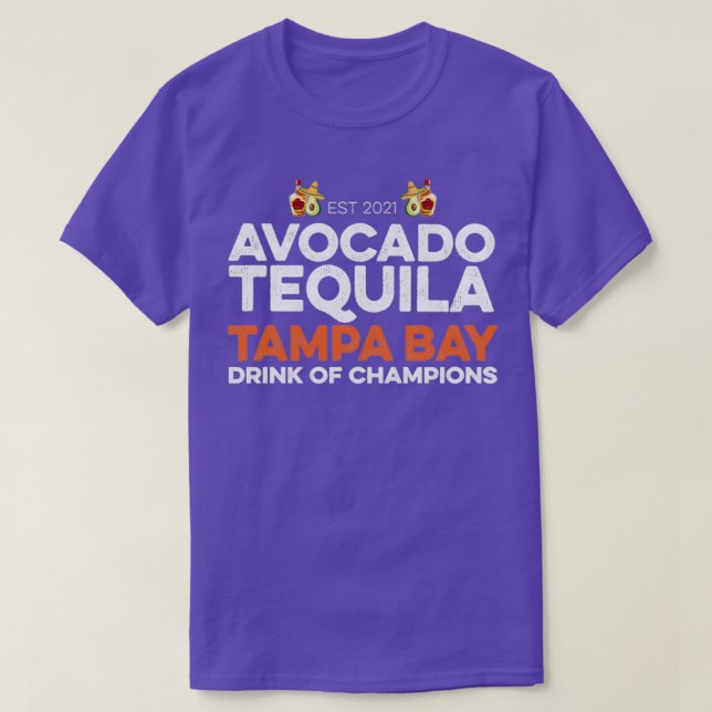Camiseta Aguacate gracioso Tequila 1 (Diseño del anverso)