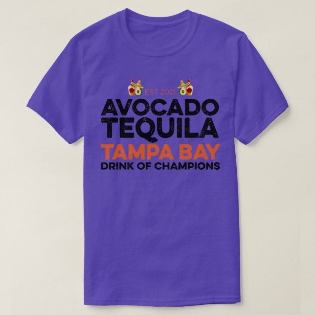 Camiseta Aguacate gracioso Tequila 3 (Diseño del anverso)