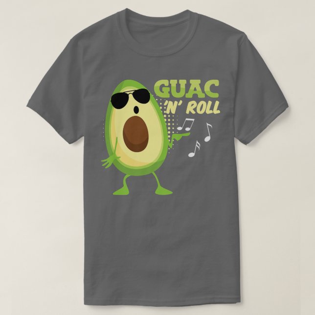 Camiseta Aguacate Guac divertido y rollo coqueto guacamole (Diseño del anverso)