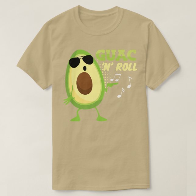 Camiseta Aguacate Guac divertido y rollo guacamole mexicano (Diseño del anverso)