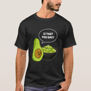 Camiseta Aguacate Guacamole Hermano Chiste Pun comida Dibuj
