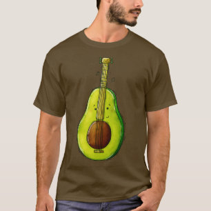 Camiseta Aguacate guitarra