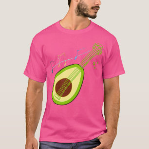 Camiseta Aguacate guitarra 2