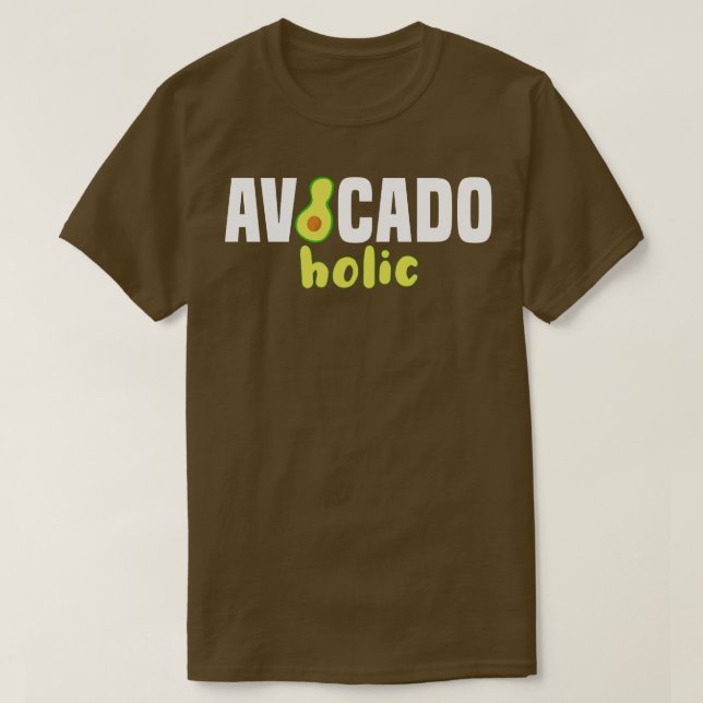 Camiseta Aguacate Holic Vegan Food Aguacate (2) (Diseño del anverso)