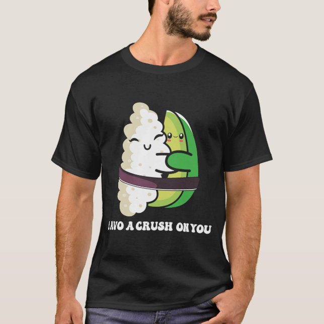 Camiseta Aguacate I Avo Aplausos Contra Ti Sushi Phrase Jap (Anverso)