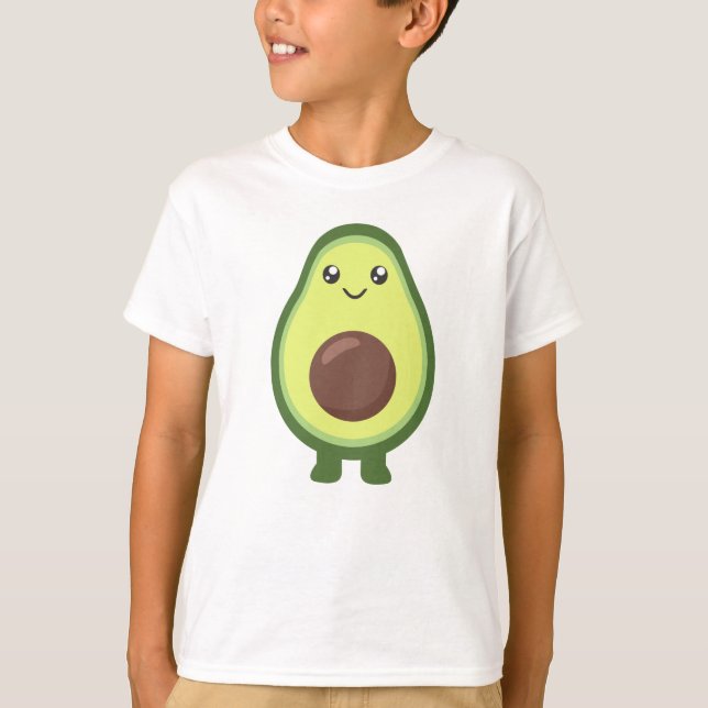 Camiseta Aguacate Kawaii Come Dulce Aguacates (Anverso)