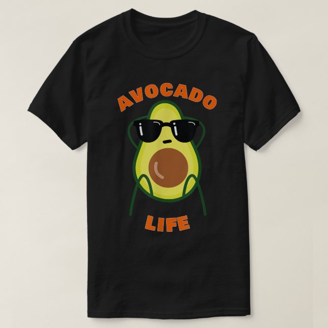 Camiseta Aguacate Life Funny (Diseño del anverso)