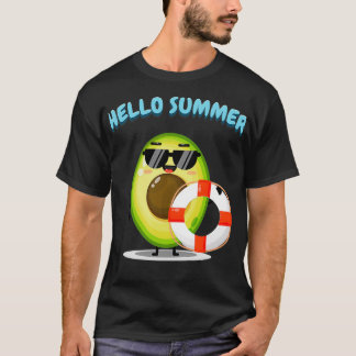Camiseta Aguacate lindo con piso