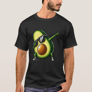 Camiseta Aguacate Lindo Haciendo Dab Vegan Frutas Hombres M
