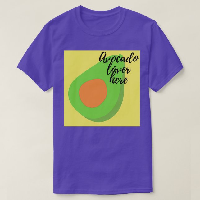 Camiseta Aguacate Lover (Diseño del anverso)