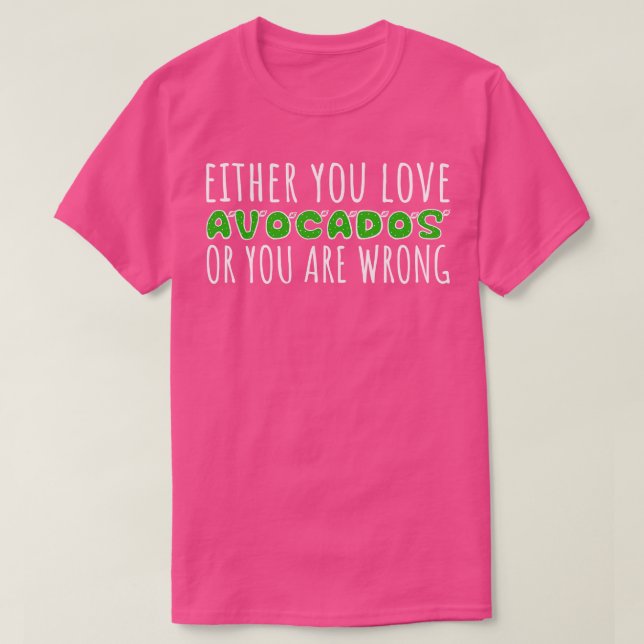 Camiseta Aguacate Lover (1) (Diseño del anverso)