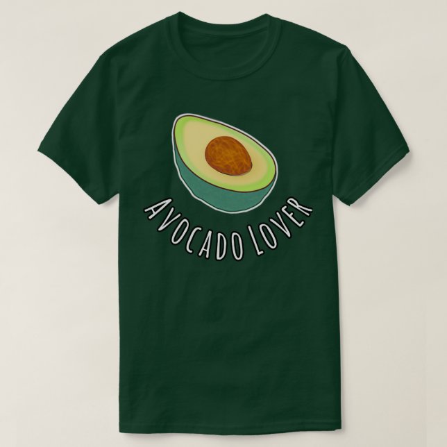 Camiseta Aguacate Lover Funny (Diseño del anverso)