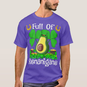 Camiseta Aguacate Lover Lleno De Shenanigans Aguacate St