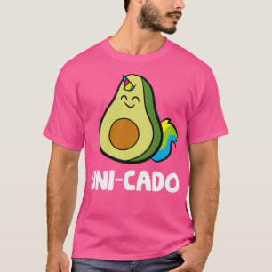 Camiseta Aguacate Lover Unicorn Cute UniCado Aguacate