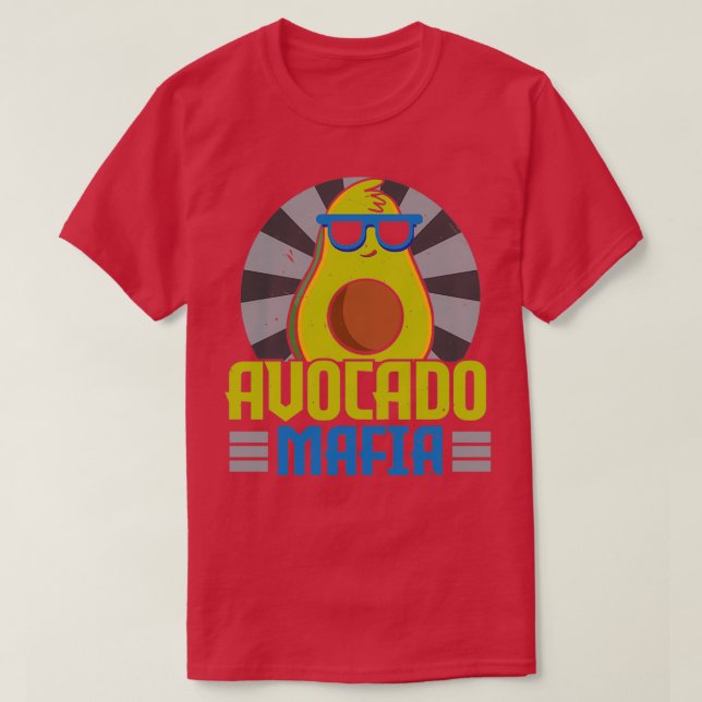 Camiseta Aguacate Mafia Aguacate Lover Guacamole Keto (Diseño del anverso)