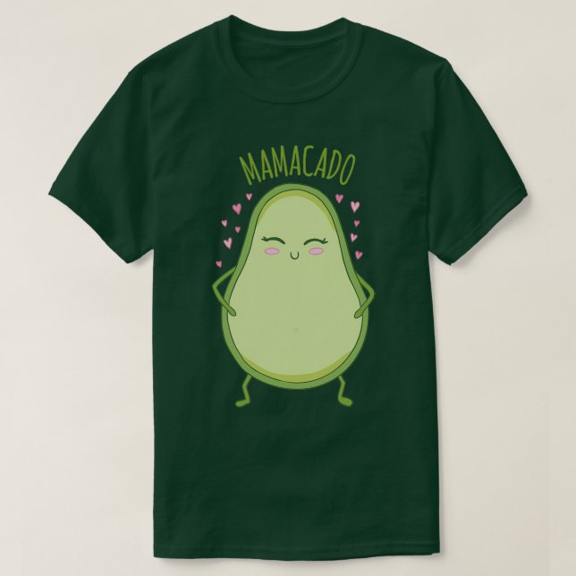 Camiseta aguacate mamacado 2 (Diseño del anverso)