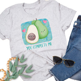Camiseta Aguacate Me Complejas Amar La Acuarela Kawaii
