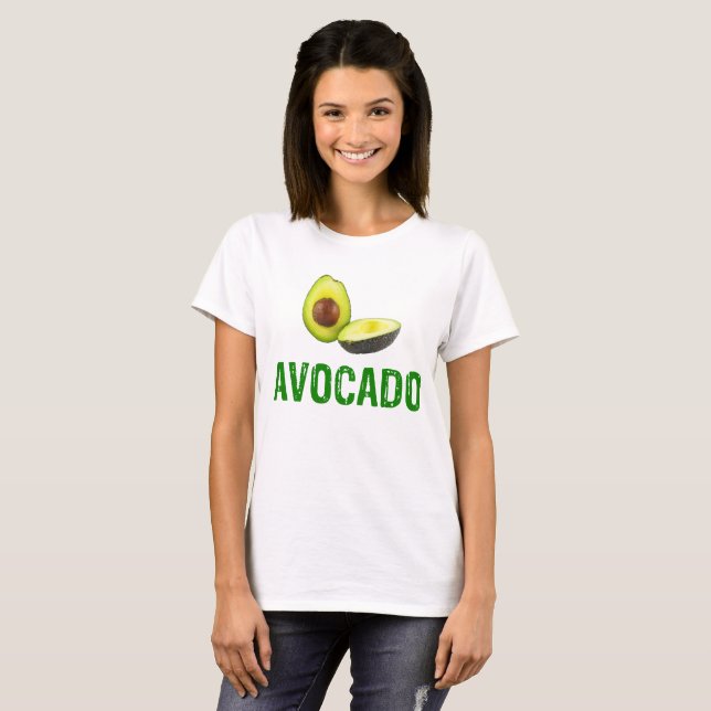 Camiseta Aguacate, me encanta el aguacate (Anverso completo)