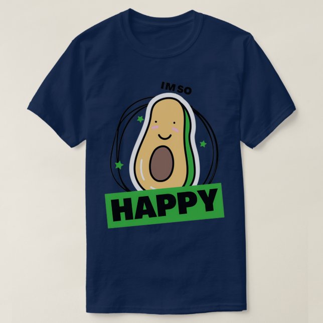 Camiseta Aguacate minimalista (Diseño del anverso)