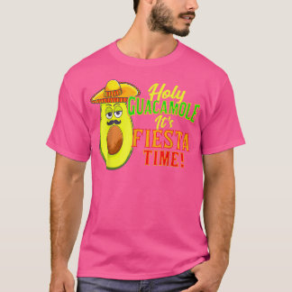 Camiseta Aguacate Mustache Sombrero Santo Guacamole Su Fieb
