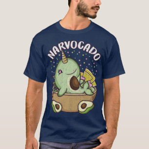 Camiseta Aguacate Narwhal Narvocado Funny Cuida Comida