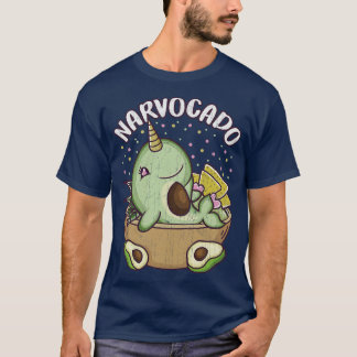 Camiseta Aguacate Narwhal Narvocado Funny Cuida Comida