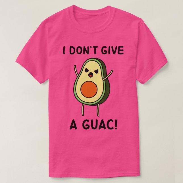 Camiseta Aguacate no doy un guac (Diseño del anverso)