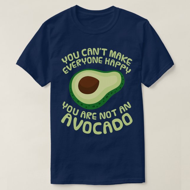 Camiseta Aguacate No eres aguacate (2) (Diseño del anverso)