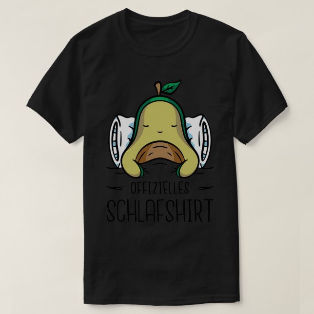 Camiseta Aguacate Offizielles Schlaf (Diseño del anverso)