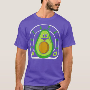 Camiseta Aguacate Padre Papacado Gafas de sol Mustache Nuev
