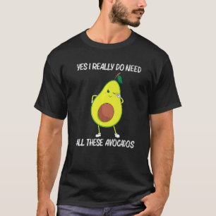 Camiseta Aguacate Para Hombres Mujeres Sanas De Postre Frut