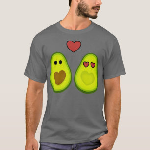 Camiseta Aguacate Parejas Aman Pocket
