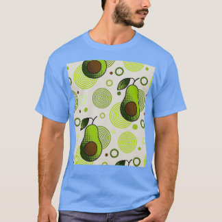 Camiseta aguacate patrón 12