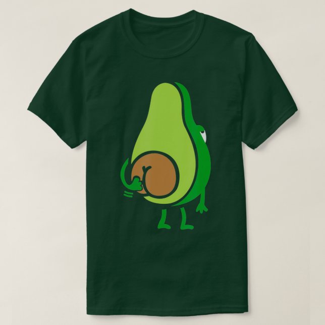Camiseta Aguacate pero divertida Guacamole Vegan (Diseño del anverso)