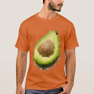 Camiseta aguacate pixelado