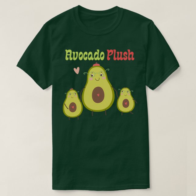 Camiseta Aguacate Plush (Diseño del anverso)