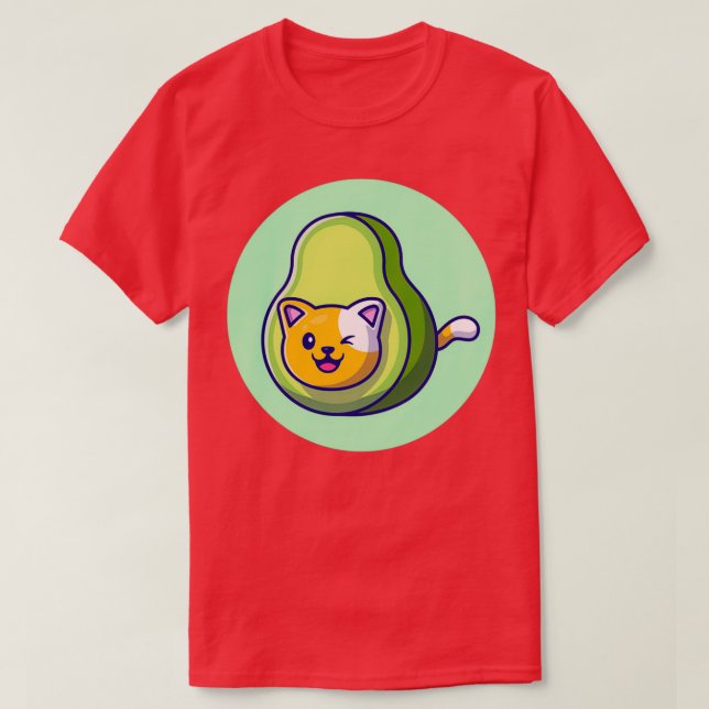 Camiseta Aguacate plush (Diseño del anverso)