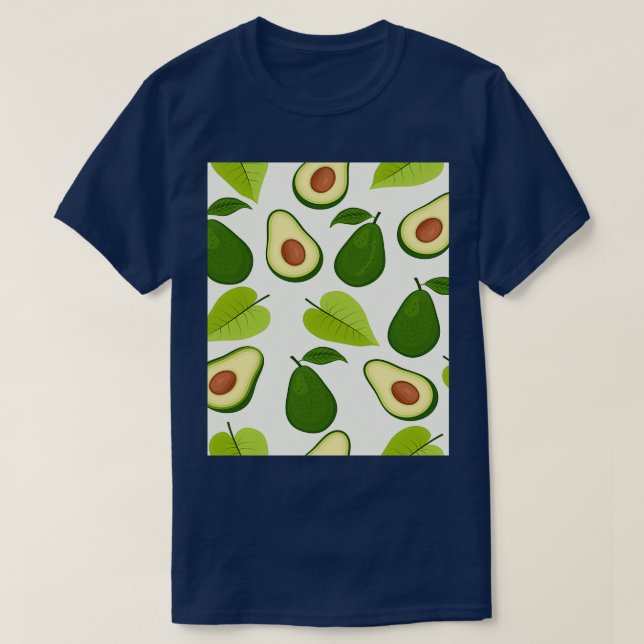 Camiseta aguacate plush 32 (Diseño del anverso)
