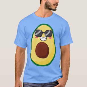 Camiseta Aguacate Plush, aguacate divertido con gafas de so