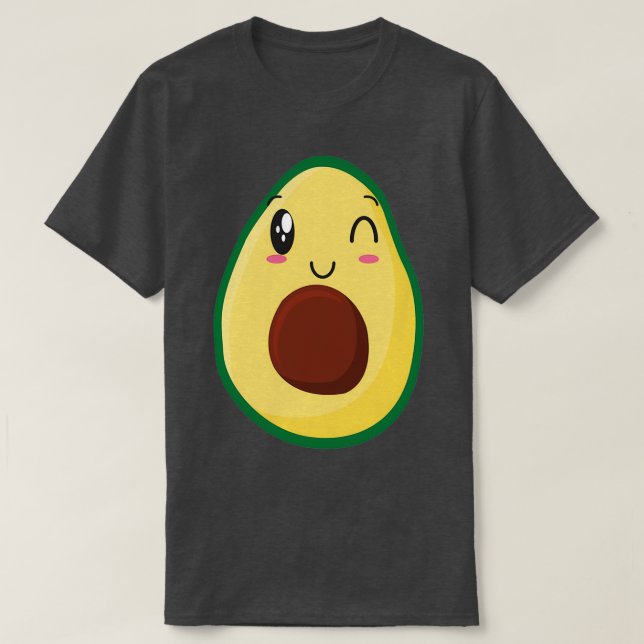 Camiseta Aguacate Plush lindo aguacate para el amante del a (Diseño del anverso)