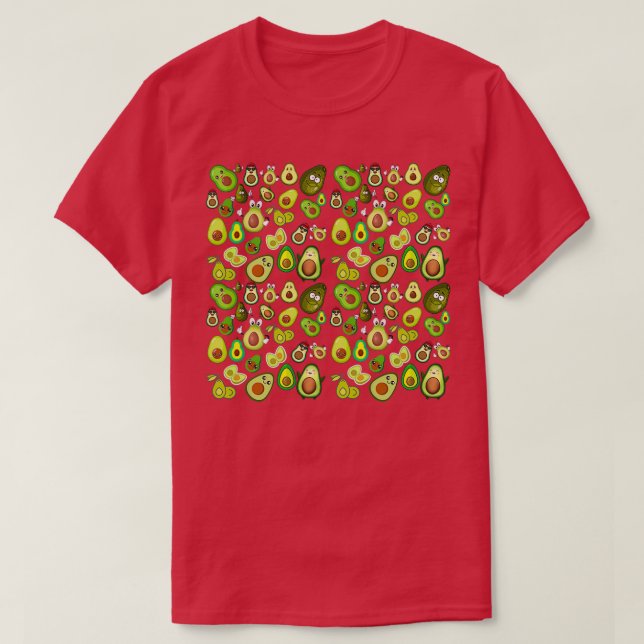 Camiseta Aguacate plush me encanta el aguacate (Diseño del anverso)
