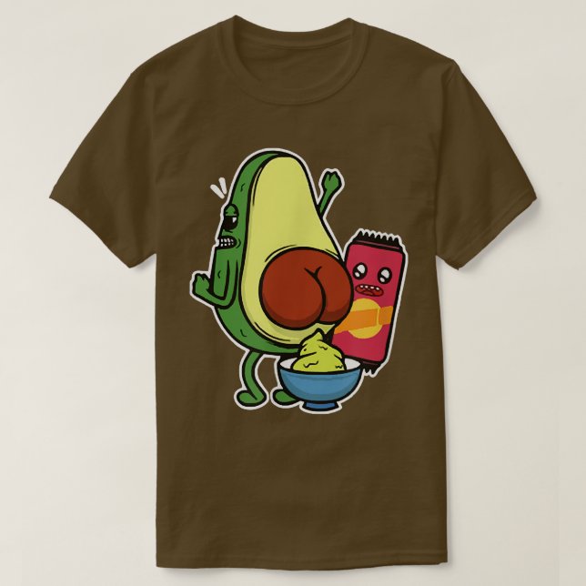 Camiseta Aguacate Pooping Guacamole El Fiesta Original (Diseño del anverso)