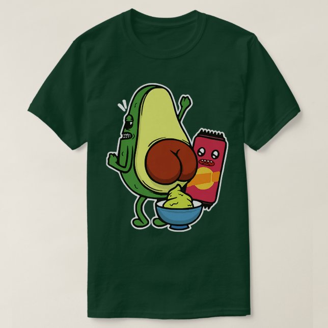 Camiseta Aguacate Pooping Guacamole El Fiesta Original (Diseño del anverso)