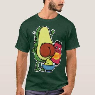 Camiseta Aguacate Pooping Guacamole El Fiesta Original