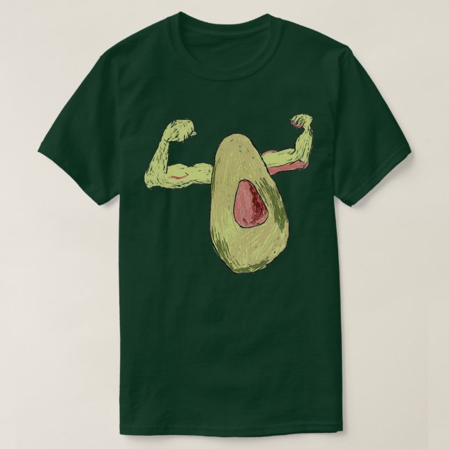 Camiseta Aguacate Power (Diseño del anverso)